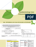 Pengantar Epidemiologi Dan Ekonomi Veteriner