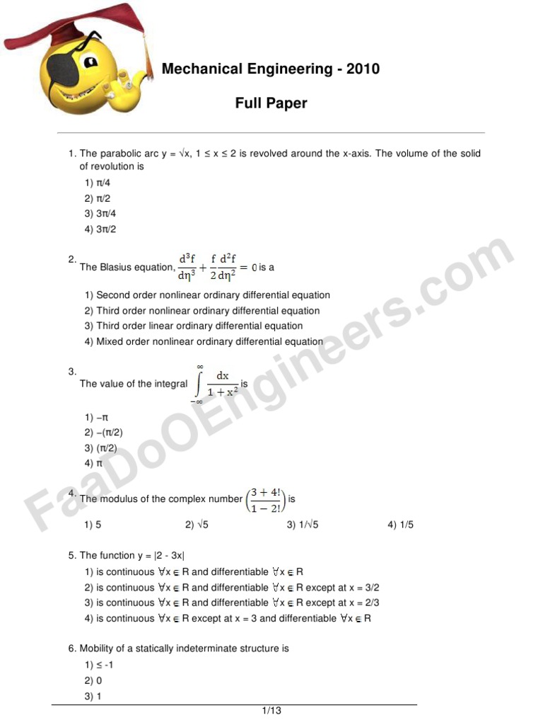 Mechanical Engineering Concepts 2010 | PDF | Steam | Bending