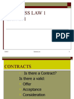 Business Law 1 Contracts