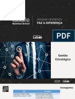 Gestão Estratégica: Cronograma e Conceitos