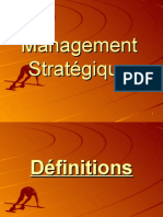 Cours De Management Stratégique
