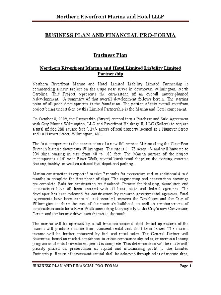 Boatyard business plan picture