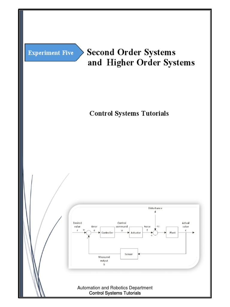 Second Order System Damping Analysis | PDF | Damping | Control Theory