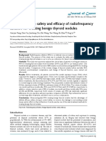 Evaluation of the safety and efficacy