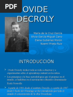 Download OVIDE DECROLY presentacin by Nene Dot SN56953075 doc pdf