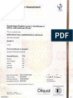 certificado FCE
