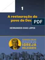 A Restauração Do Povo de Deus - Hernandes Dias Lopes