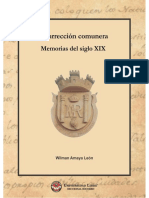 Insurreccion Comunera-Memorias Del Siglo XIX- Archivo Digital