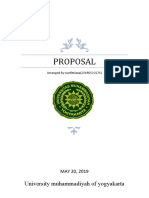 Proposal: University Muhammadiyah of Yogyakarta