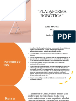 Plataforma robótica curso MPEI UECI 2022