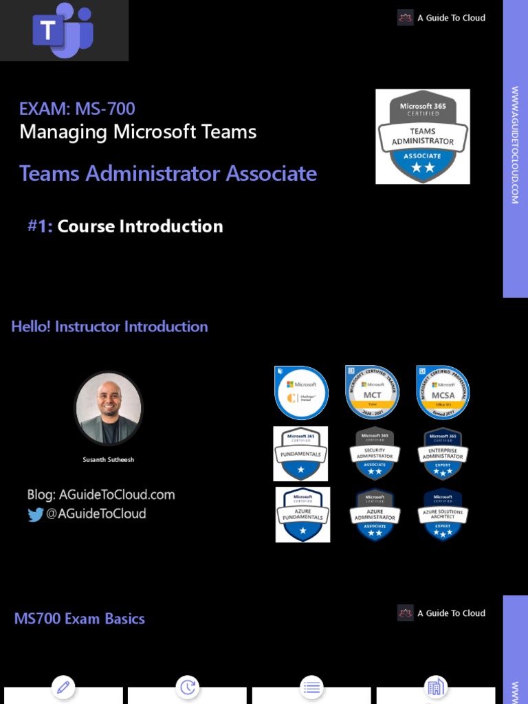 MS-700 Exam Guide for Teams Admins | PDF
