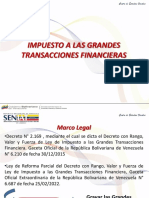 Impuesto A Las Grandes Transacciones Financieras