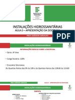 Aula 0 - Ihds - Apresentação