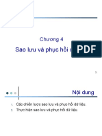 Chuong 4 - Sao Luu Va Phuc Hoi Du Lieu