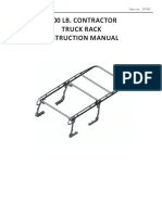 Contractor Truck Rack Instruction Manual