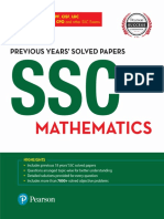 SSC Mathematics - Topic-Wise Previous Years Solved Papers by Pearson