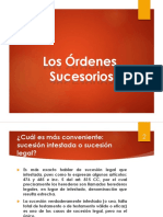 Órdenes Sucesorios