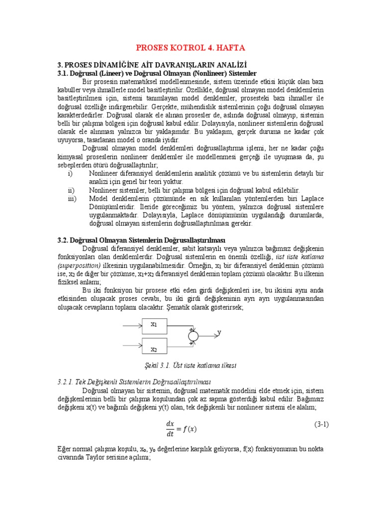Proses Kontrol 4. Hafta PDF