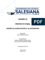 Diseño de Subestación a la Intemperie - (Lozano)(Mendoza)