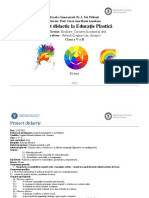 Proiect Didactic La Educaţie Plastică: Şcoala Gimnazială Nr.1, Sat Pildeşti