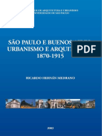 São Paulo e Buenos Aires - Urbanismo e Arquitetura