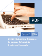 Guía General de Adopción Del Marco de Referencia de Arquitectura Empresarial