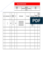 Tabla Especificaciones Resistencia