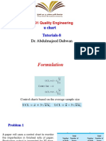 U Chart Tutorials-8: Dr. Abdulmajeed Dabwan