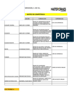 Matriz de Competencia 2018