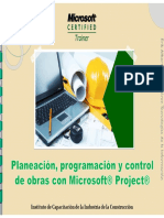 Planeación, Programación y Control de Obra Con Microsoft Project 2016