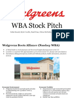Walgreens Stock Pitch