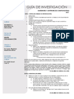 Guía de investigación sobre hardware y software de computadoras