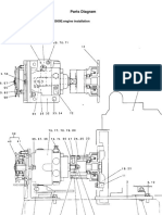 Parts Diagram: DII - PORTABLE - POWER:DX500E:engine Installation