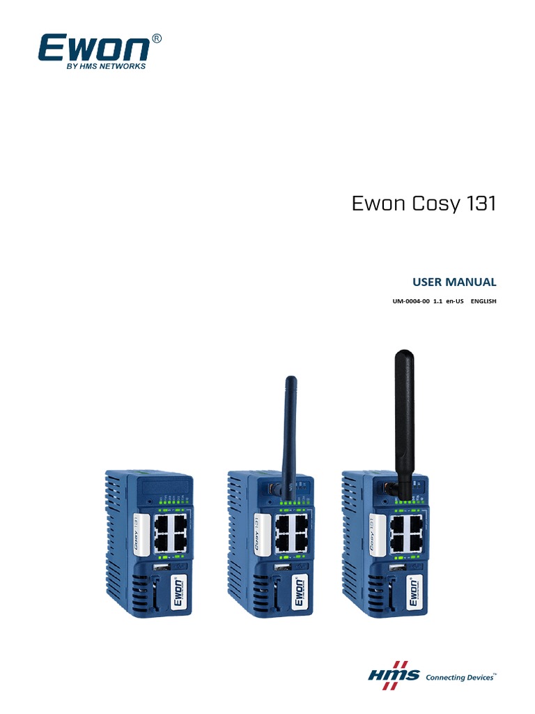 Ewon Cosy 131 User Manual PDF Mobile App Ip Address