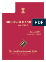Observer Hand Book: Election Commission of