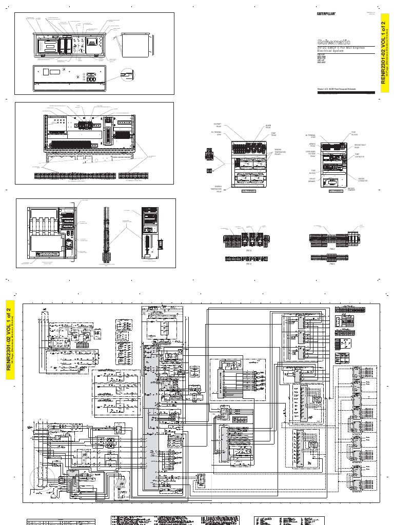 3412C EMCP II For MUI Engines Electrical System: Ac Panel DC Panel ...