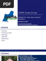 CDMP Study Group: SESSION 18 - Next Steps and Exam Questions