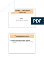 Análise Regressão Com Dados de Painel