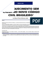 Luis Manoel Teles de Menezes Leitão - O enriquecimento sem causa no novo Código Civil Brasileiro