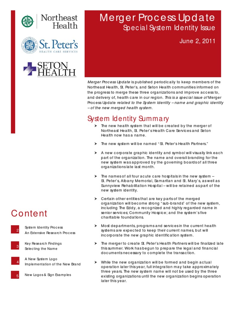 ST Peters Health Partners Identity 2011-06-02 | PDF | Brand | Health Care