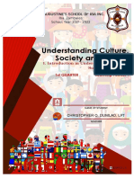 Introduction in Understanding Culture, Society and Politics