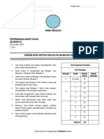 Peperiksaan Akhir Tahun PT3 Sejarah 2021