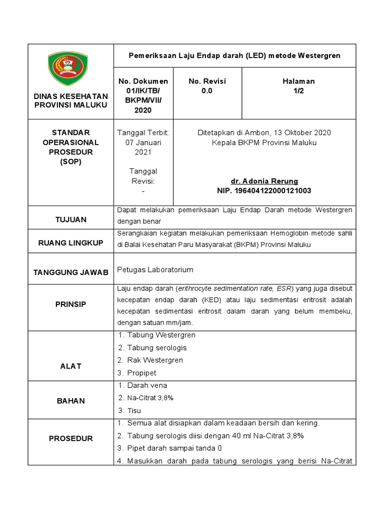 Sop Led | PDF | Sains & Matematika