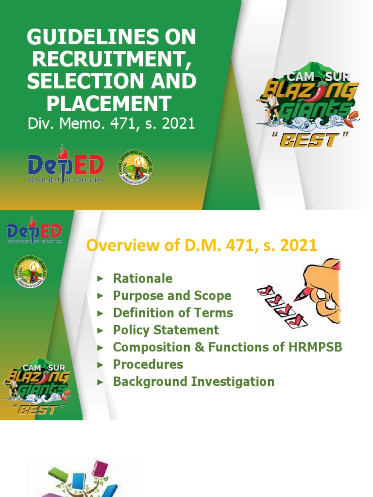 RSP Guidelines for HR Recruitment Process | PDF | Recruitment ...