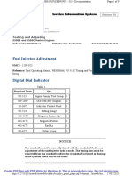 Fuel Injector Adjustment