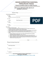 Form Surat Pernyataan Pelaksanaan Asesmen Lapangan APS-040720