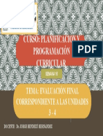 Semana 16 - Planificacion y Programacion Curricular