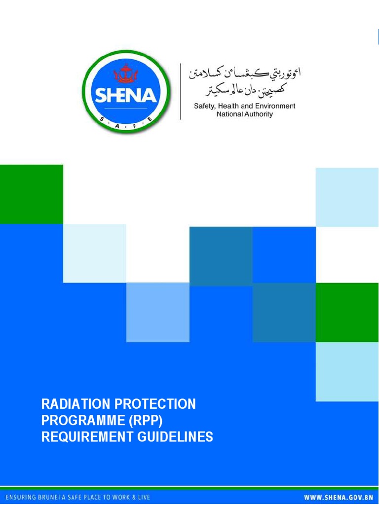 Shena Radiation Protection Programme (RPP) PDF Radiation Protection