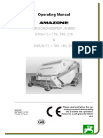 Operating Manual: Groundkeeper Jumbo GHS (-T) - 150, 180, 210 & KMLS (-T) - 150, 180, 210