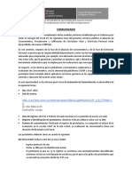 Comunicado Aptos A Rendir Evaluación de Conocimientos